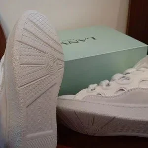 Lanvin | Shoes | Lanvin White Calfskin Stitching Athletic 
